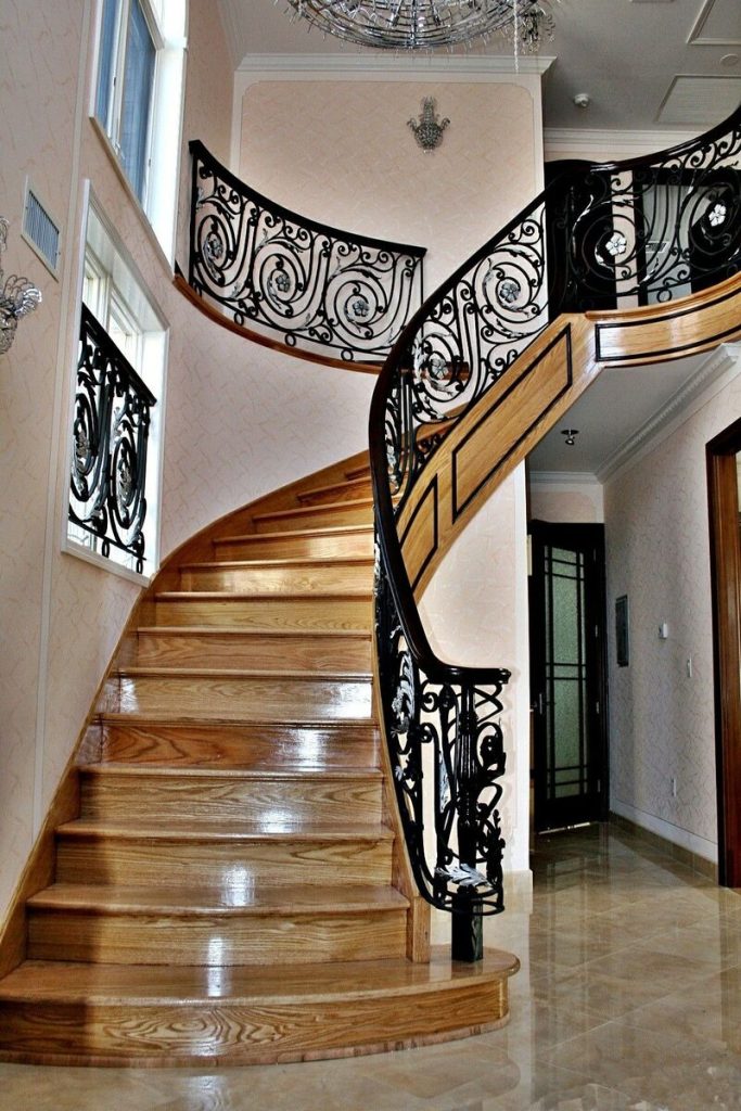 Escalier en fer forgé