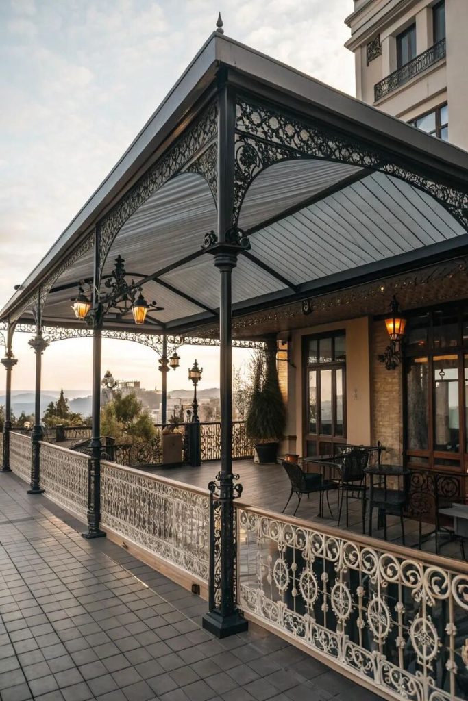 pergolas en fer forgé