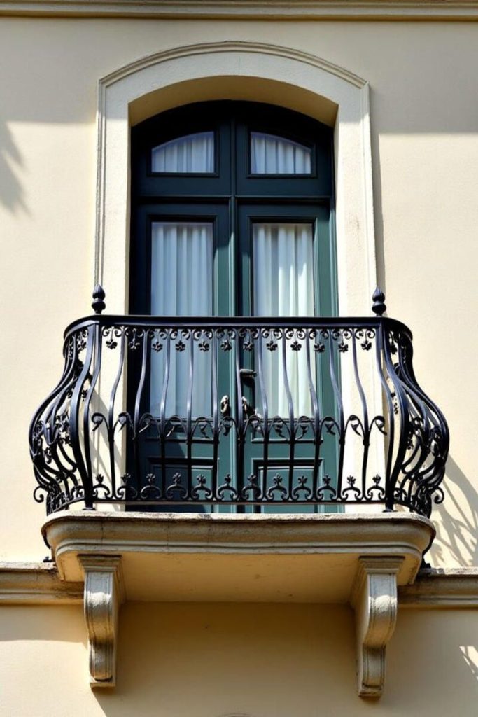 garde-corps balcon en fer forgé