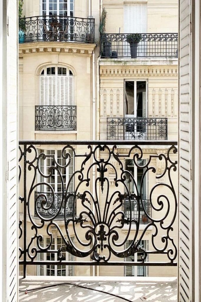 garde-corps balcon en fer forgé