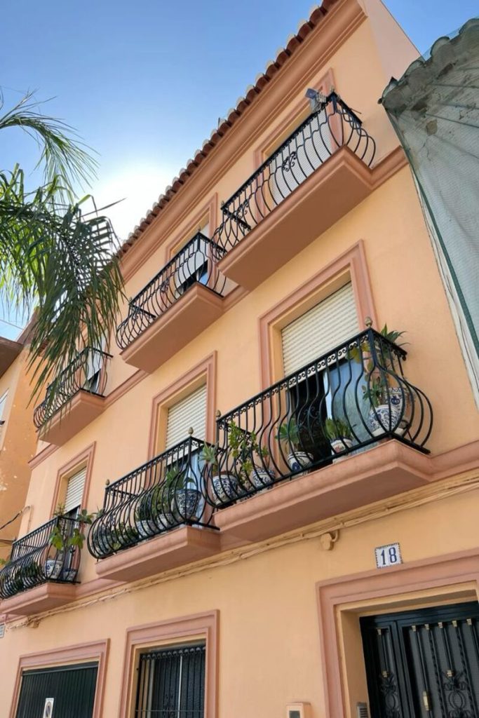 garde-corps balcon en fer forgé