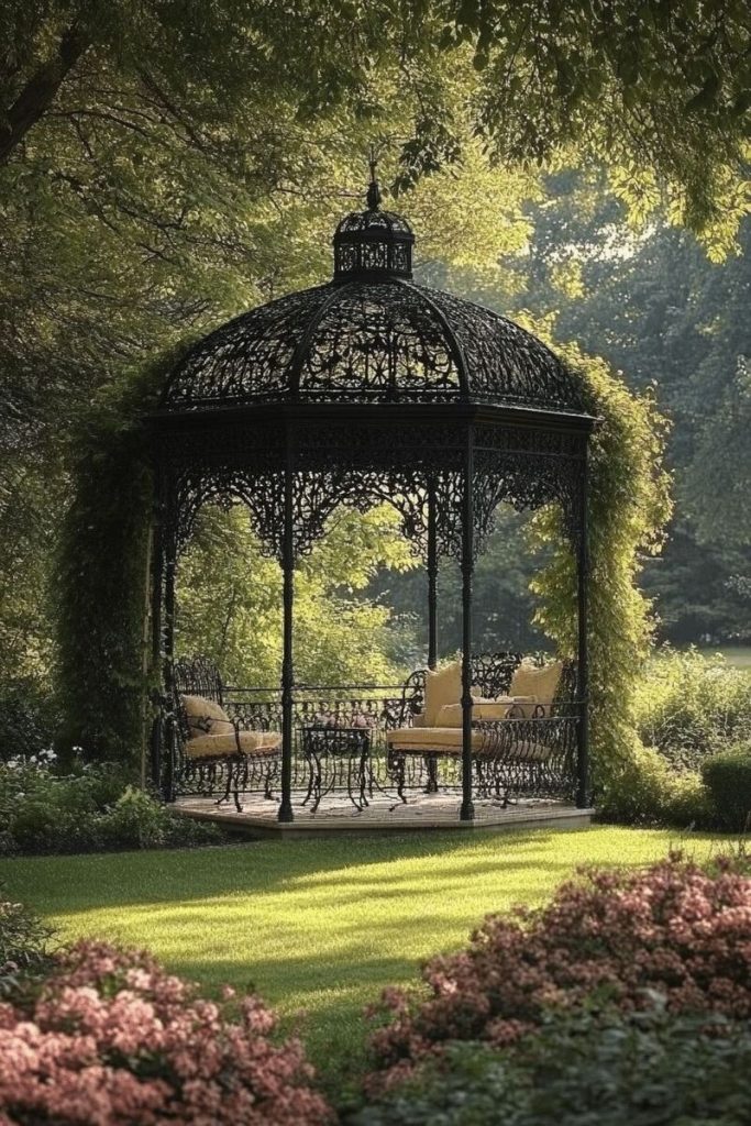 pergolas en fer forgé