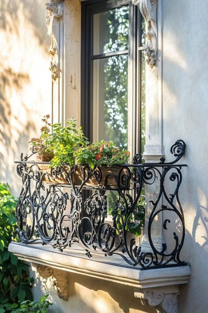 garde-corps balcon en fer forgé