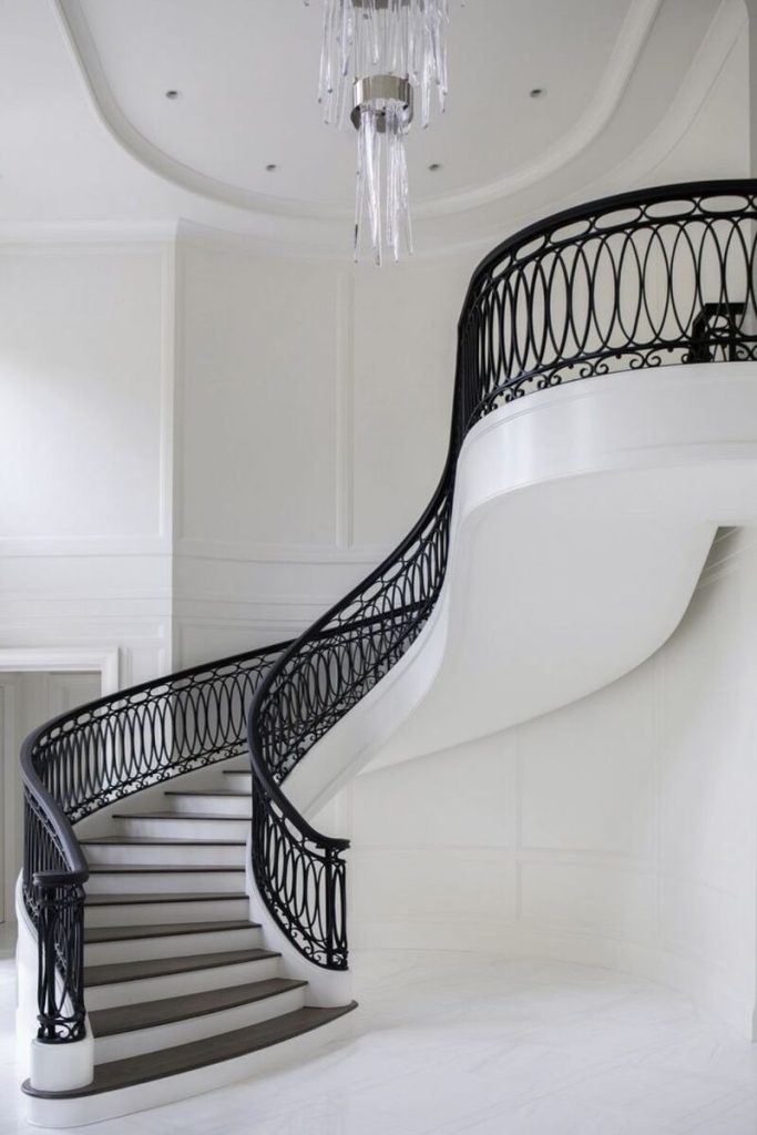 Escalier en fer forgé