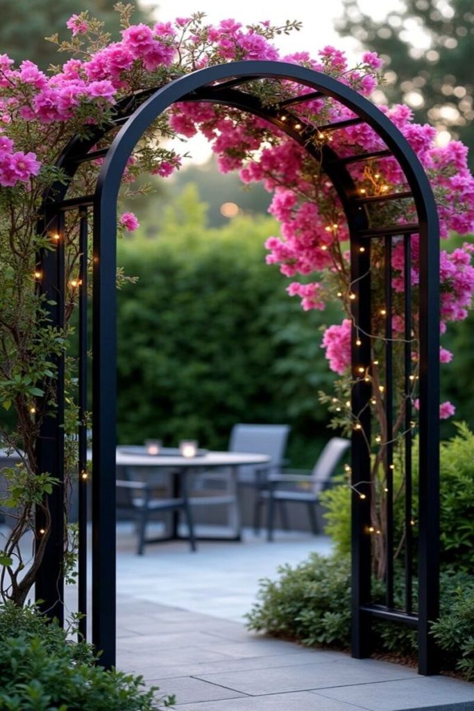 pergolas en fer forgé