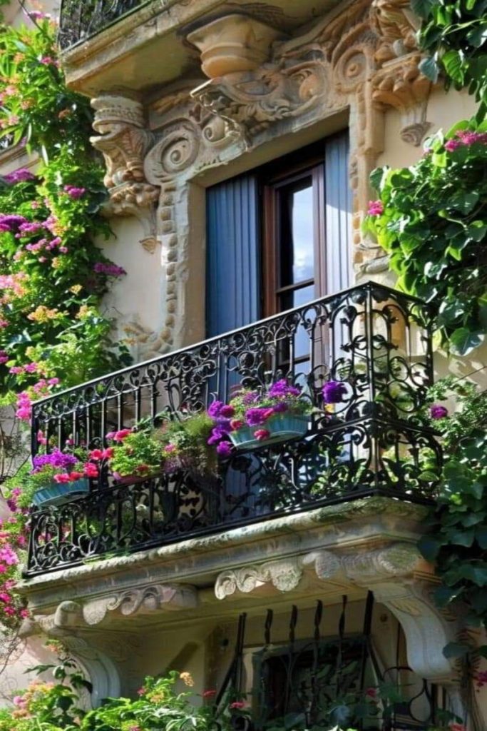 garde-corps balcon en fer forgé