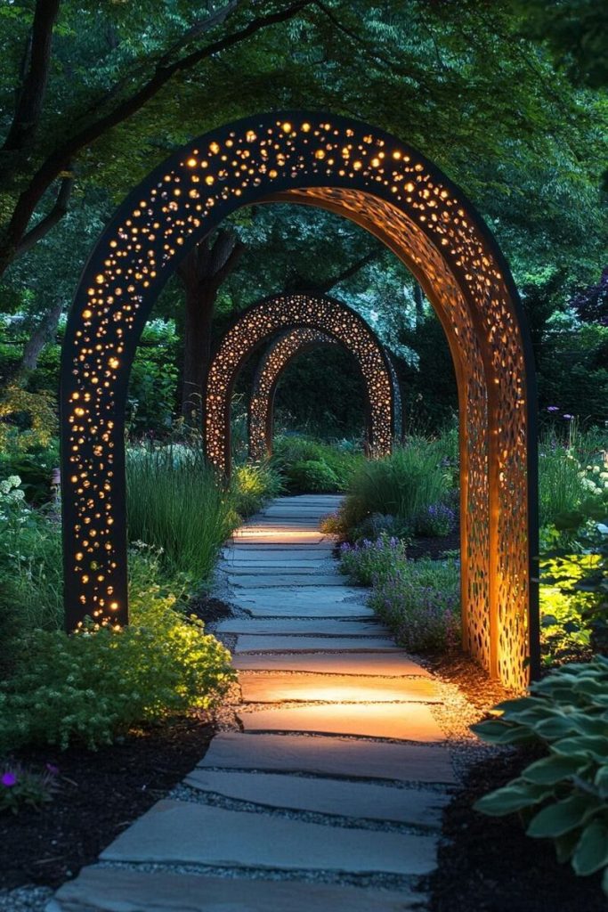 pergolas en fer forgé