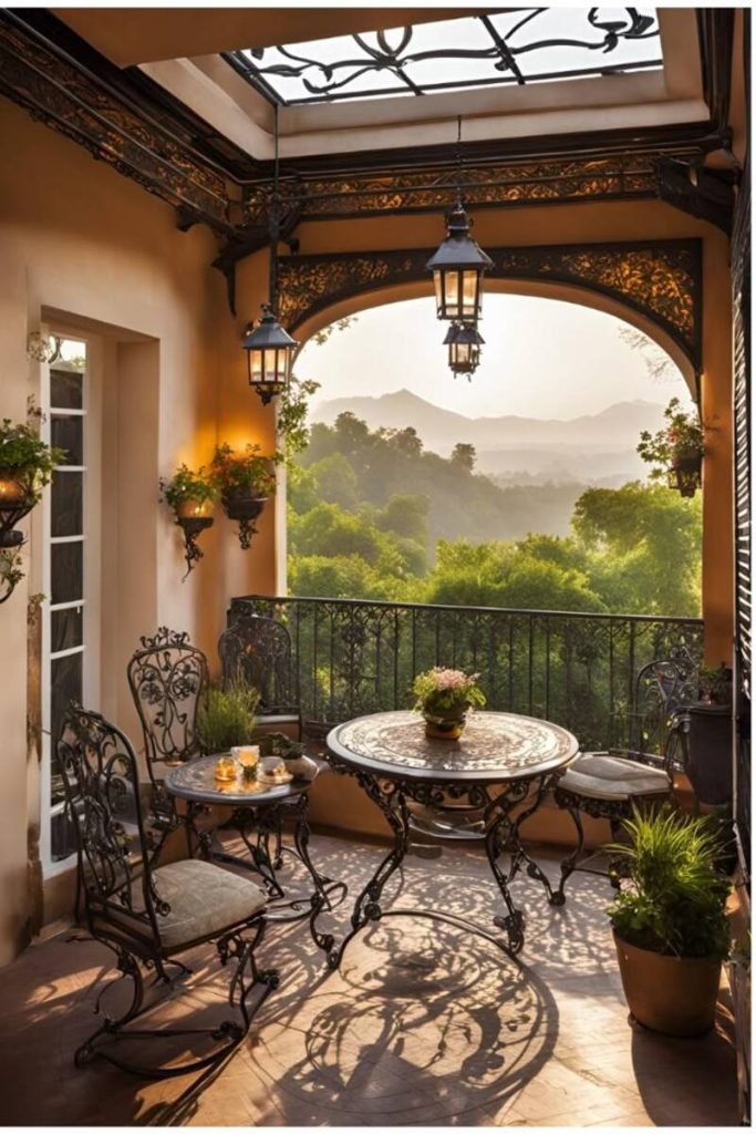 garde-corps balcon en fer forgé