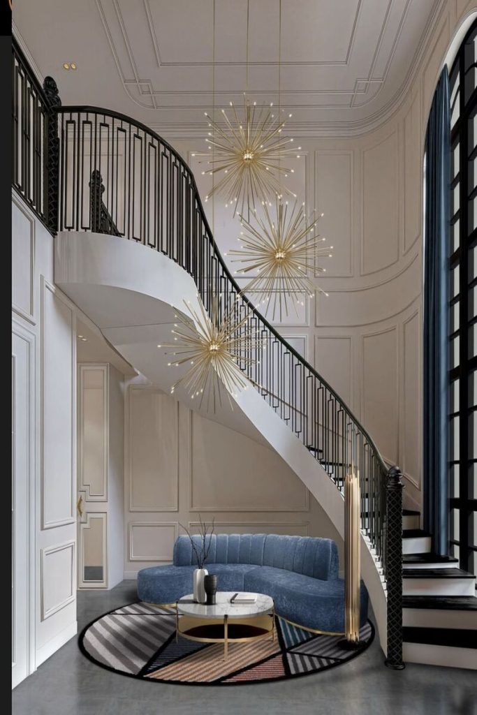 Escalier en fer forgé