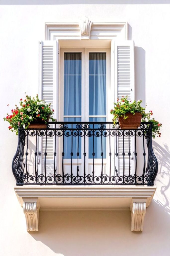 garde-corps balcon en fer forgé