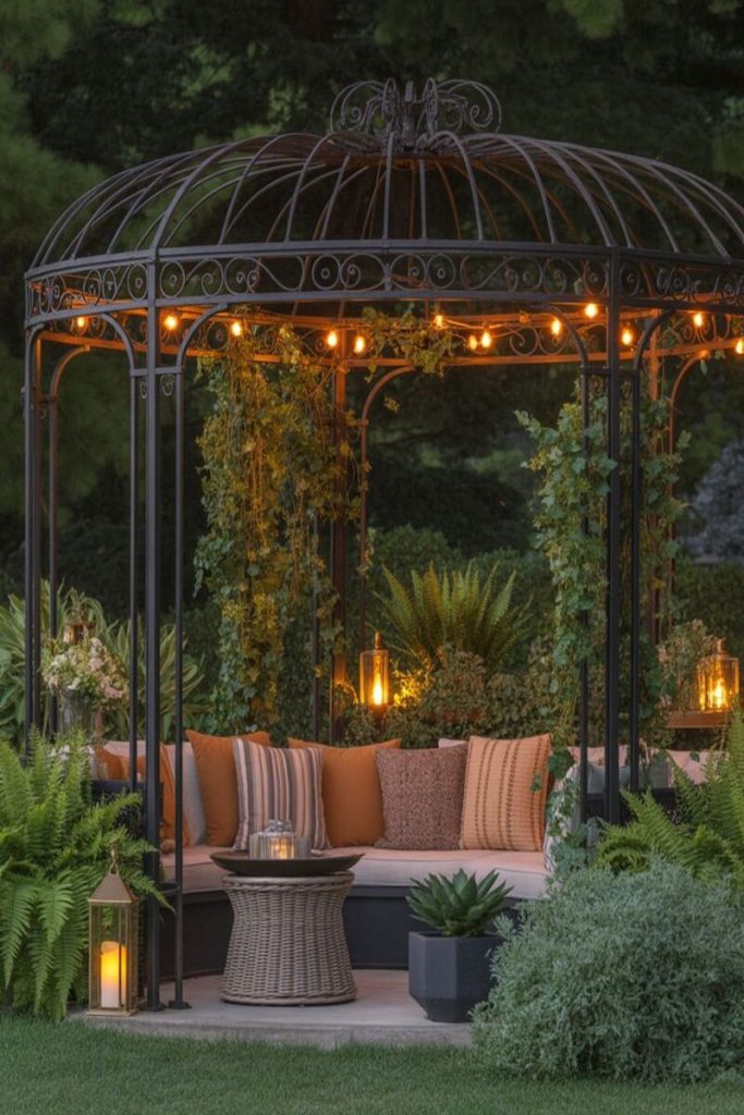 pergolas en fer forgé