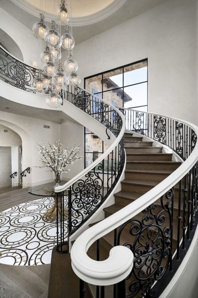 Escalier en fer forgé