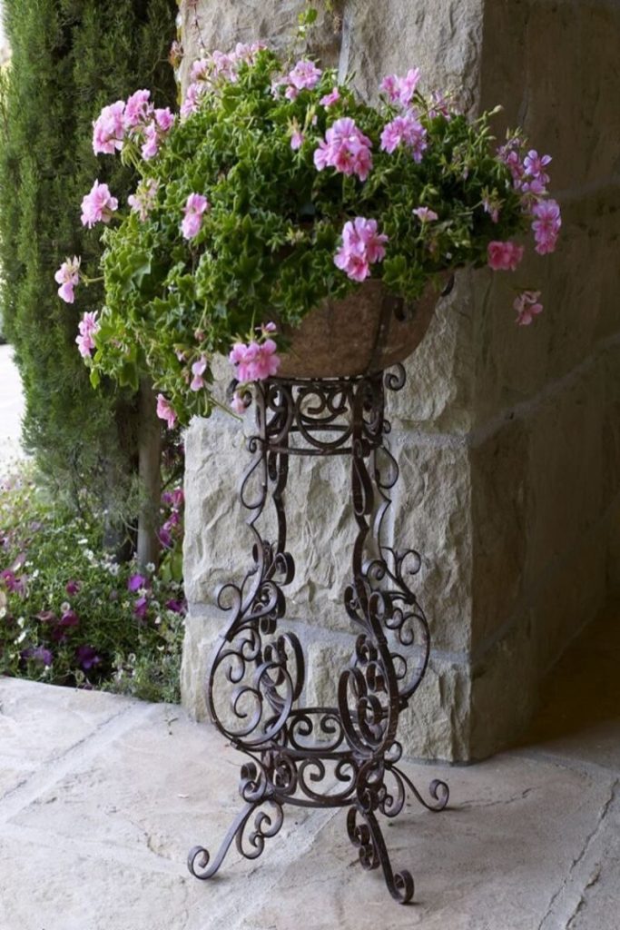 Décoration en fer forgé