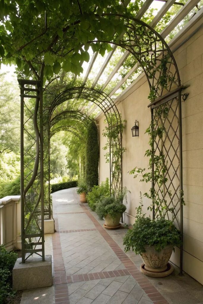 pergolas en fer forgé